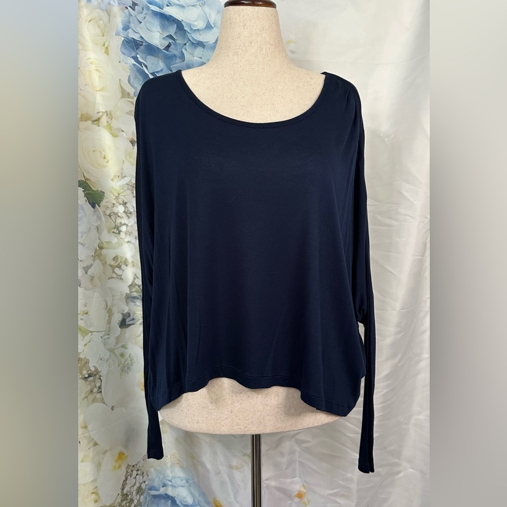 SUPERB Blue Relaxed oversized Boxy Blouse